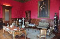 Elegante sala no Castillo de Chapultepec, na Cidade do México, capital do país